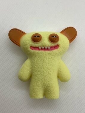 PMI Kids Fuggler Yellow Grin Grin Monster Figure Series 1 Collectable #2